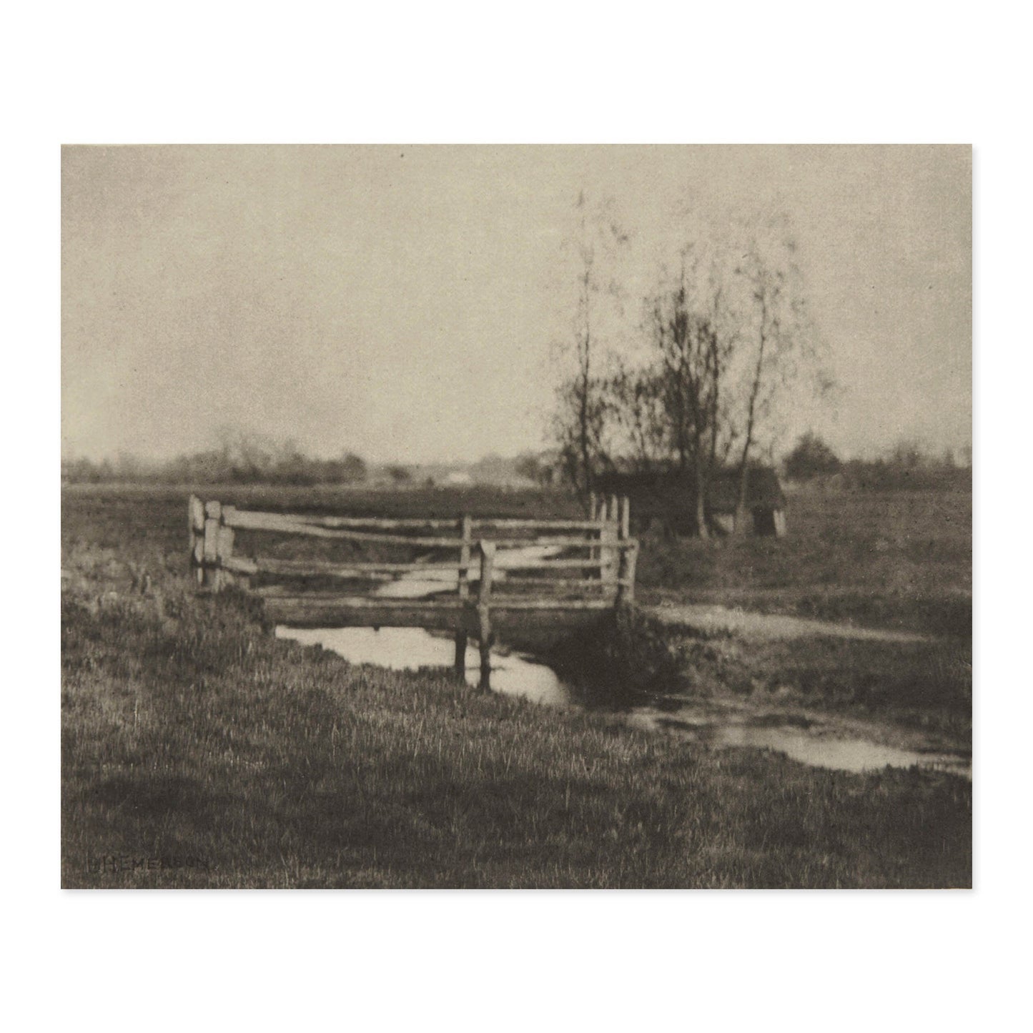 Peter Henry Emerson, Where Winds the Dike 1888