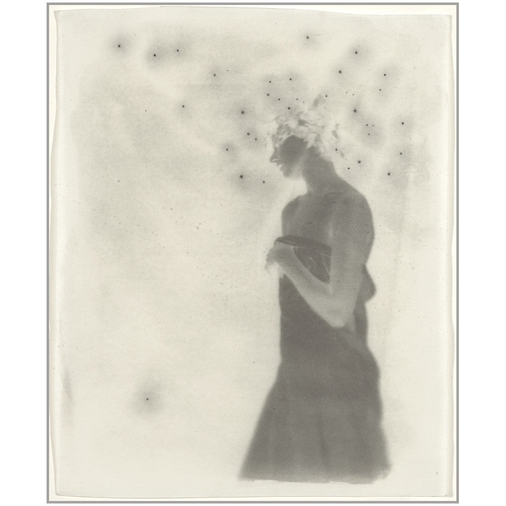 Little Devils, no. 4, 2001 by Dan Estabrook; pencil on waxed calotype negative, unique print