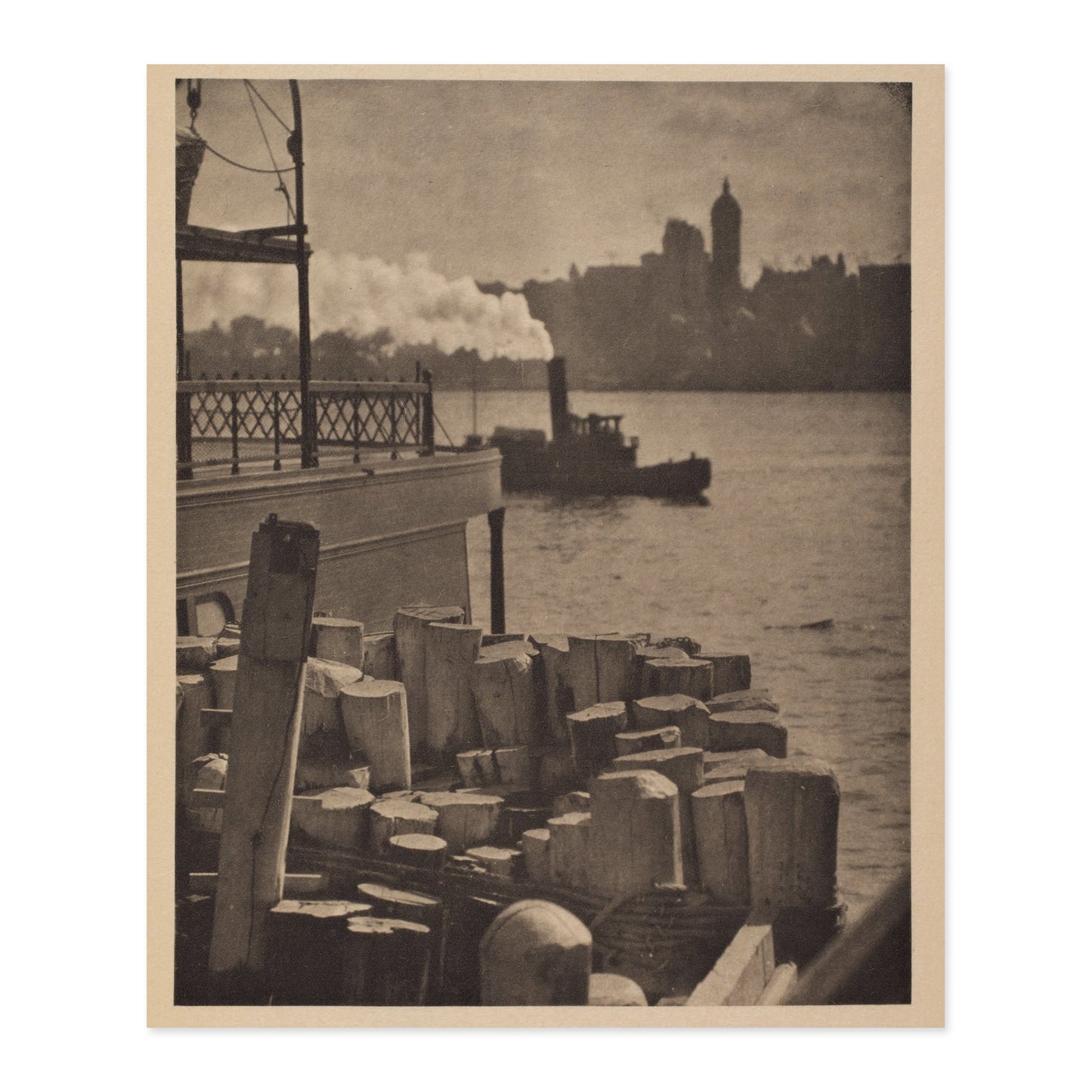 Alfred Stieglitz, The City Across the River 1910